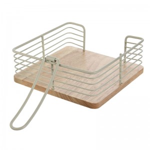 PORTA-ROLLOS DE METAL RUBBERWOOD 18X18X7 2 - 1