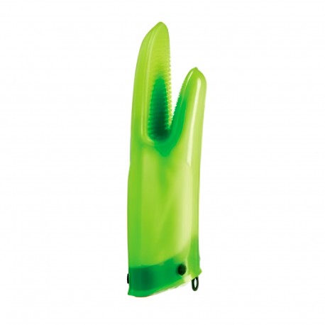 LUVAS DE SILICONE VERDES INTERIOR ALGODÃO ORKA PLUS