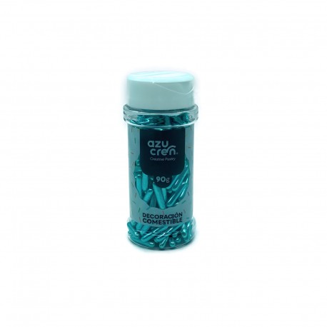 PALITOS DE AZUCAR XL AZUL METALIZADO 90GR AZUCREN