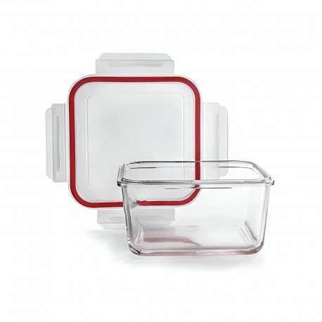 CONTENEDOR DE BOROSILICATO CUADRADO 750ML