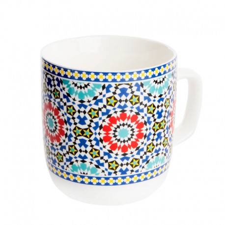 MUG PORCELANA AZULEJOS SURTIDOS