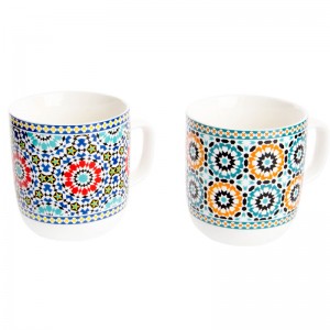 MUG PORCELANA AZULEJOS SURTIDOS - 2