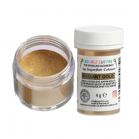 BRILLO COMESTIBLE SUGARFLAIR 4G RADIANT GOLD