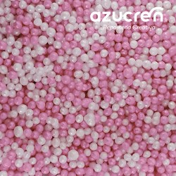 NONPAREILS VERMELHO/BRANCO AZUCREN 90GR