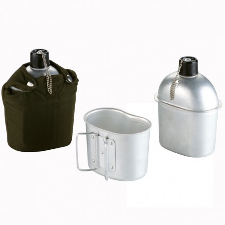 CANTIMPLORA ALUMINIO  ARMY  1 LT.