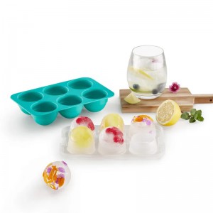 TRAY HIELO XL ESFERA TURQUESA LEKUE - 2