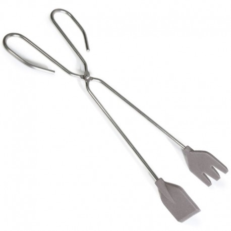 PINZA INOX / SILICONA EXTRA NATURA 35CM