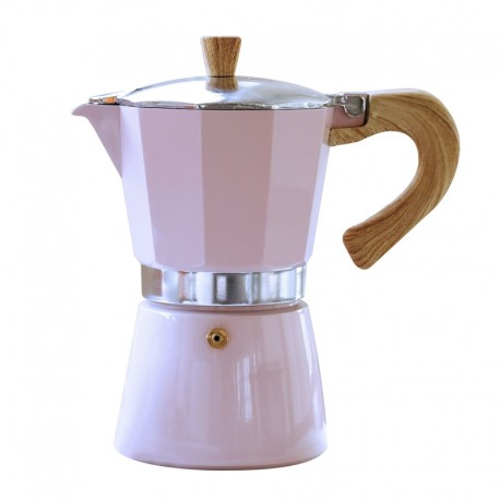 CAFETERA EXPRESS VENEZIA INDUC 9 TAZAS ROSA