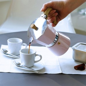 CAFETERA EXPRESS VENEZIA INDUC 9 TAZAS ROSA - 2