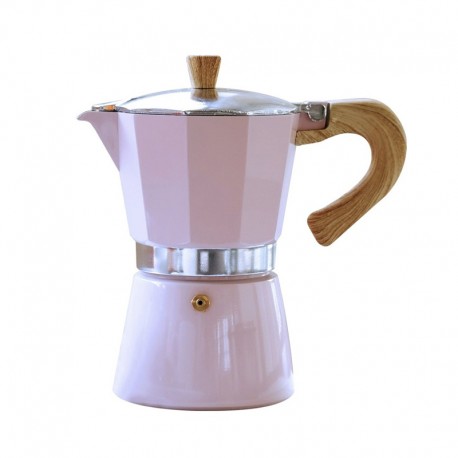 CAFETERA EXPRESS VENEZIA INDUC 6 TAZAS ROSA