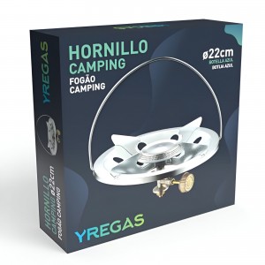 HORNILLO CAMPING BOTELLA AZUL 22CM YREGAS - 2