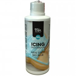 ICING DECORACION AZUL CIELO AZUCREN 150 GRAMOS