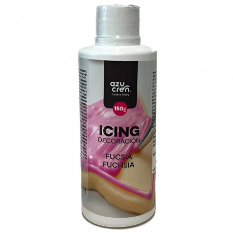 ICING DECORACION FUCSIA AZUCREN 150 GRAMOS