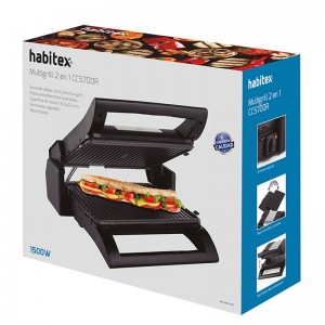 MULTIGRILL 2 EM 1 CC5700R. 1500W HABITEX - 5