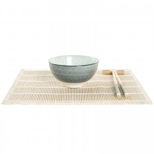 SUSHI SET 16 BAMBU GRES 14,5X14,5X31 VERDE - 3