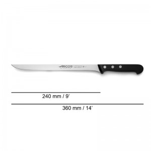 CUCHILLO JAMONERO FLEXIBLE 240MM SERIE UNIVERSAL - 5