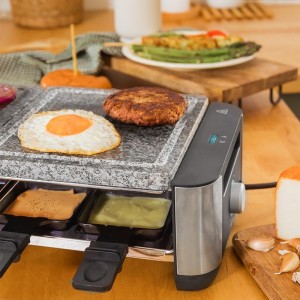 RACLETTE CHEESE&GRILL 16000 INOX ALLSTONE - 8