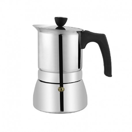 CAFETEIRA INOX KAFFA 4 XÍCARAS