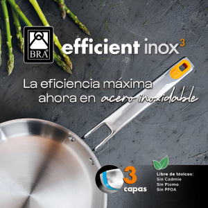 FRIGIDEIRA EFFICIENT AÇO INOX TRYPLY BRA - 8