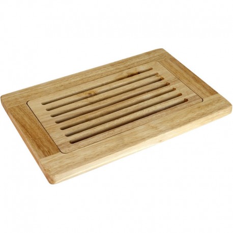 TABLA DE CORTE CON REJILLA PARA PAN DE MADERA