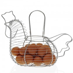 HUEVERA FORMA GALLINA CHROME