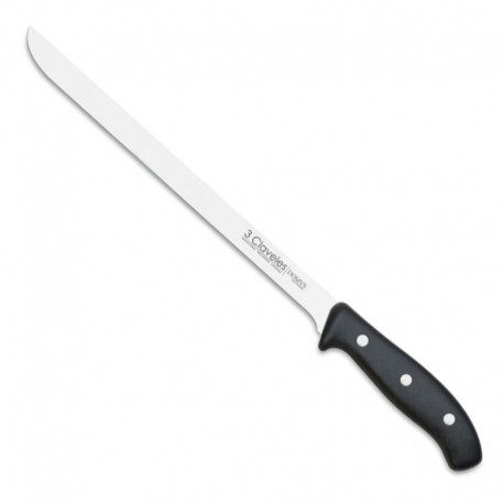 CUCHILLO JAMONERO 25CM SERIE DOMVS 3 CLAVELES