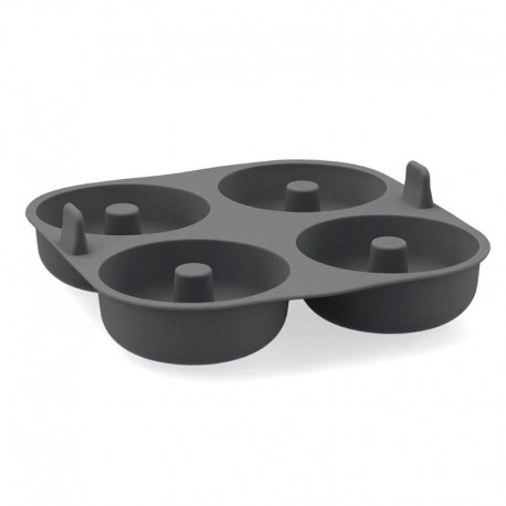 MOLDE SILICONE 4 DONUTS 21X21X4,5CM NATURALIA