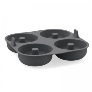 MOLDE SILICONE 4 DONUTS 21X21X4,5CM NATURALIA - 1