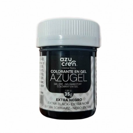 COLORANTE EN GEL EXTRA NEGRO AZUGEL