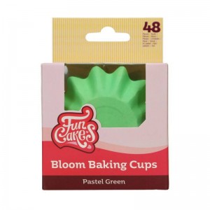 48 CAPSULAS RIGIDAS FUNCAKES BLOOM VERDE PASTEL - 2