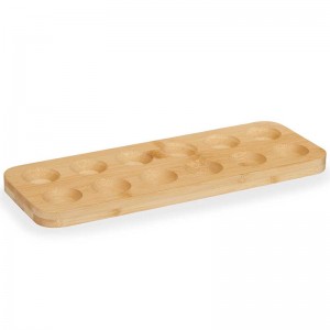 HUEVERA 12 HUECOS BAMBU  30X11CM - 1