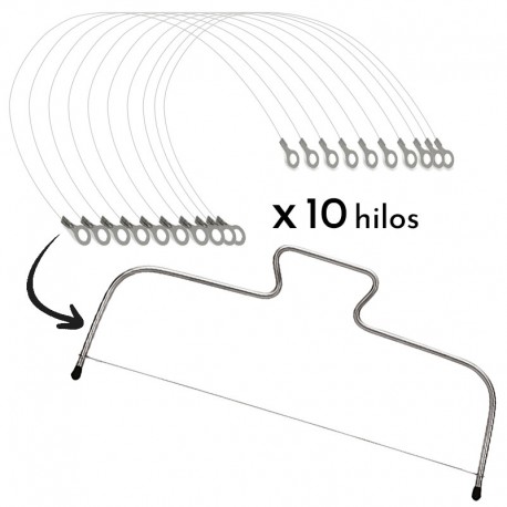 FIO SUBSTITUTO 10UDS - 32 CM