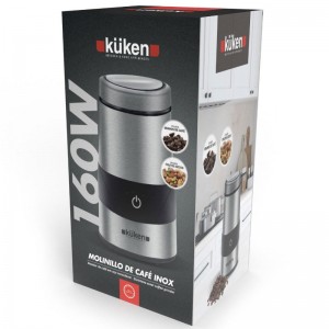 MOINHO DE CAFE 160W AÇO INOXIDÁVEL KUKEN - 4