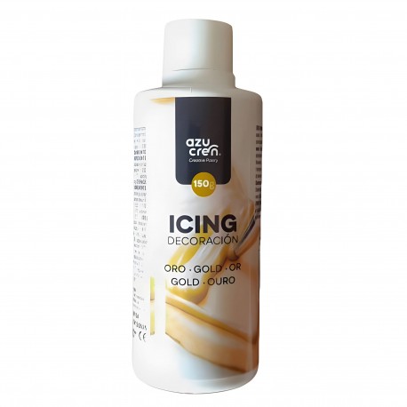 ICING DECORACION ORO AZUCREN 150 GRAMOS