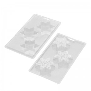 CONJUNTO DE 3 MOLDES DE CARAMELO FLOR DE NEVE 3D WILTON - 2