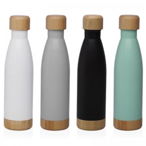 BOTELLA NEGRA MATE 500ML ACERO INOXIDABLE - 4