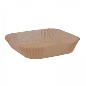 SET DE 50 CESTOS DE PAPEL QUADRADOS 23X4,5CM AIRFRYER QD - 2