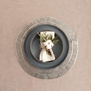 CONJUNTO DE LOUÇA CERÂMICA12 PEÇAS CINZA DUNA QD - 4