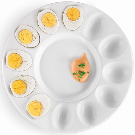 PLATO PRESENTACIÓN HUEVOS 12 CAVIDAD