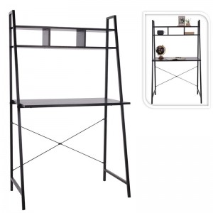 MESA ESCRITÓRIO COR NEGRO 84X46X142 CM - 2