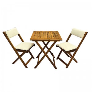 SET BALCÓN CLASSIC MADERA 3 PIEZAS - 1