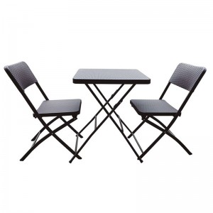 CONJUNTO MESA + 2 SILLAS PLEGABLES - 1