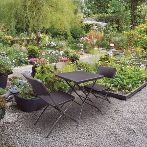 CONJUNTO MESA + 2 SILLAS PLEGABLES - 2