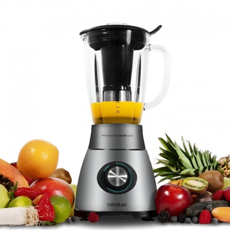 BATIDORA DE VASO POWER BLACK TITANIUM 1800