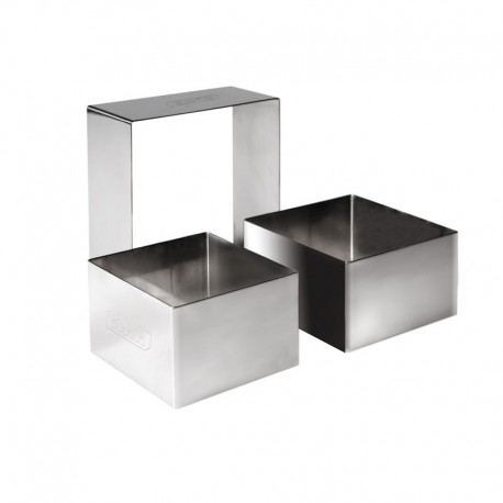 ARO QUADRADO INOX 6X6X4,50 CMS.