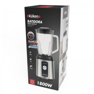 BATIDORA VASO CRISTAL 1,5L. 1800W KUKEN - 3