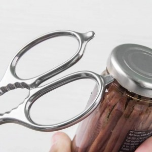 TESOURA DE COZINHA MULTIUSO, AÇO INOXIDÁVEL REMOVÍVEL 8" 3C - 5