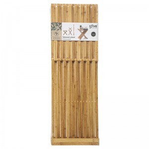 SET 2 TABURETES PLEGABLES 40X32X45CM. BAMBU - 5