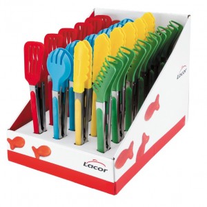 PINZA COCINA INOX / NYLON LACOR - 1